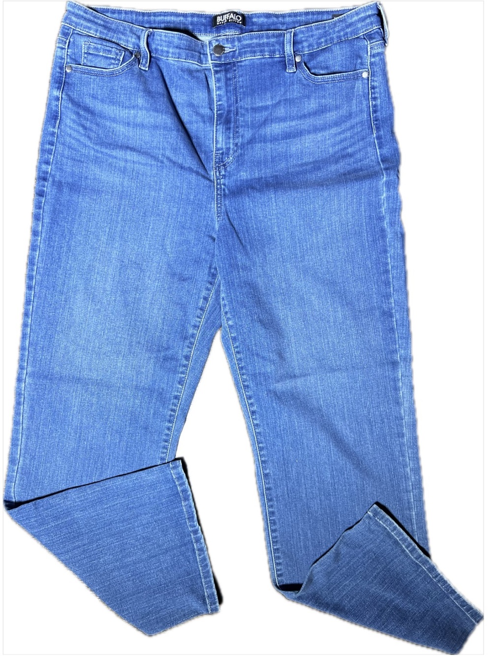 Buffalo David Bitton Alyssa High Rise Straight Leg Stretch Denim Jeans 14/34